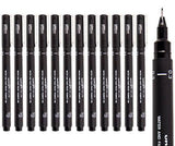 Uni Pin Fine Line Pen Pack of 12 - Zart