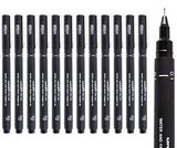 Uni Pin Fine Line Pen Pack of 12 - Zart