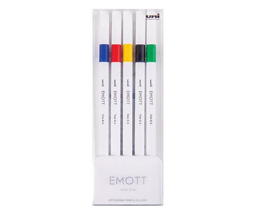 Uni Emott Fineliner Coloured Pen Sets - Zart