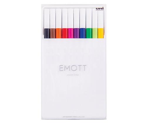 Uni Emott Fineliner Coloured Pen Sets - Zart