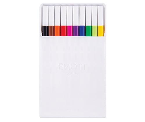 Uni Emott Fineliner Coloured Pen Sets - Zart