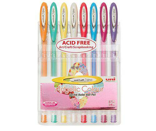 Signo Pen Angelic Pastel Pack of 8 - Zart