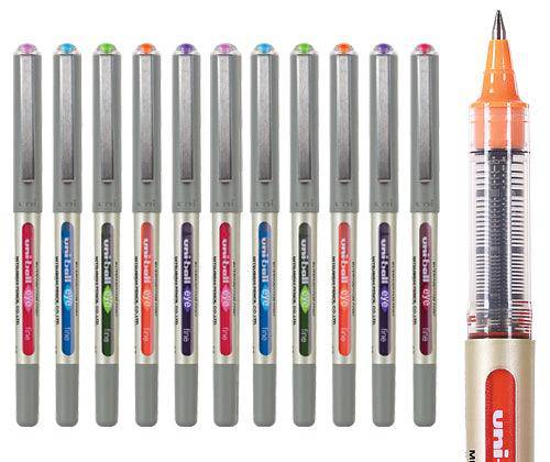 Uni-Ball Eye Pen Assorted Pack of 12 - Zart