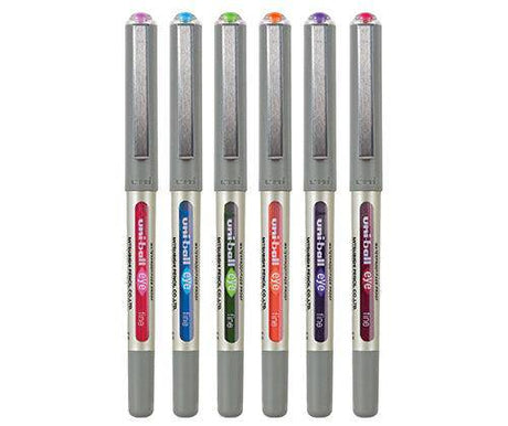 Uni-Ball Eye Pen Assorted Pack of 12 - Zart