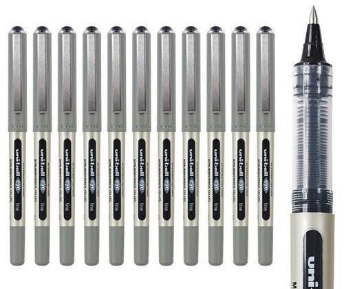 Uni-Ball Eye Pen Black Pack of 12 - Zart