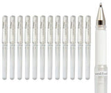 Uni-Ball Signo Broad Pen White Pack of 12 - Zart