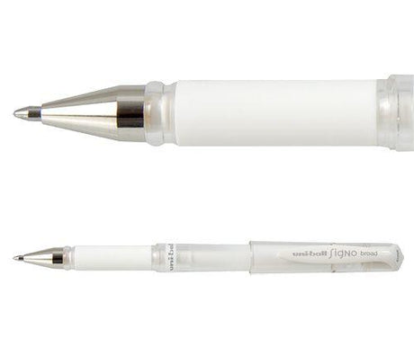 Uni-Ball Signo Broad Pen White Pack of 12 - Zart