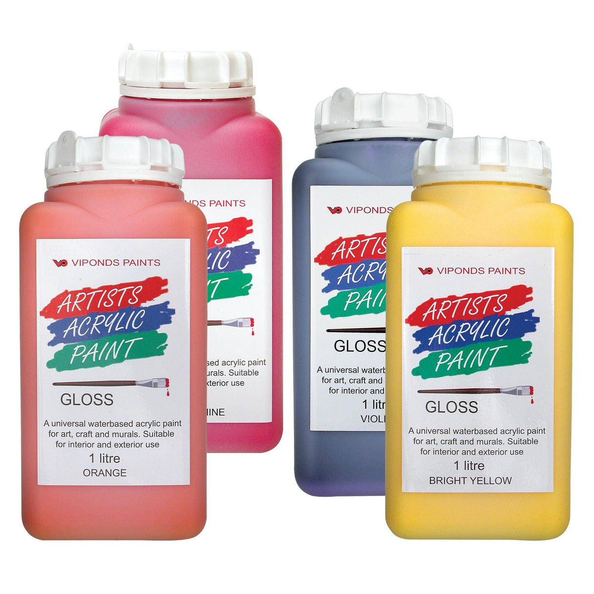 Viponds Acrylic Gloss Paint Series 2 1L - Zart