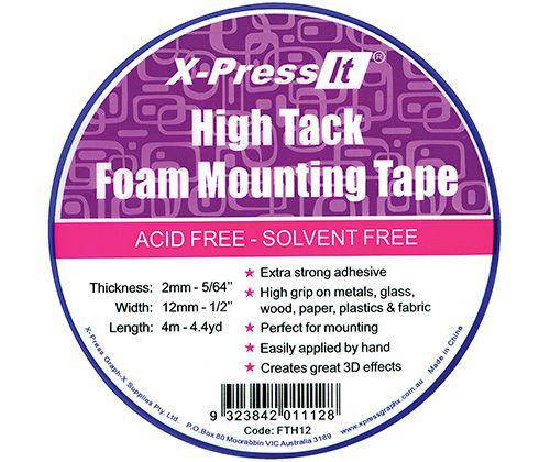 Foam Mounting Tape 12mm x 4m - Zart