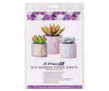 Self Adhesive Stencil sheets A4 Pack of 4 - Zart