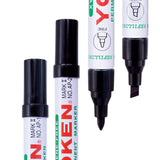 Yoken Markers Black Pack of 12 - Zart