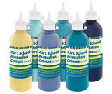 Zart School Australian Colours Acrylic Paint Set of 6 - Zart