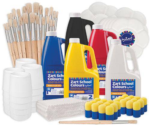 School Painting Starter Kit - Zart