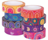 Washi Tape Contemporary Australian Indigenous Pack of 8 - Zart