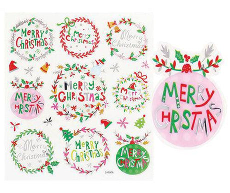 Christmas Stickers - Zart