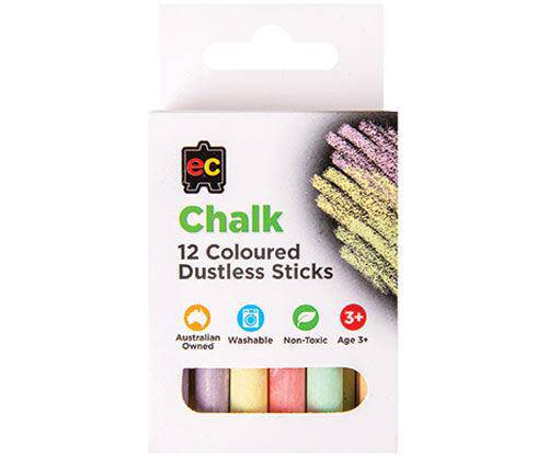 Coloured Chalk Pack of 12 - Zart