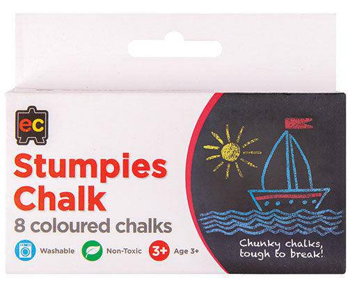 EC Stumpies Chalk Pack of 8 - Zart