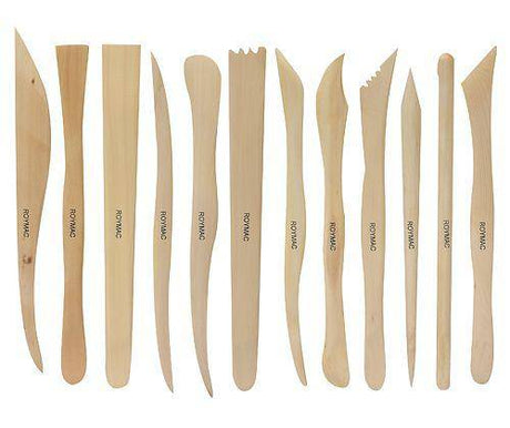 Modelling Tools Boxwood 20cm Assorted Pack of 12 - Zart