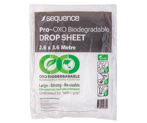 Bio-Degradable Plastic Drop Sheet 2.6 x 3.6m - Zart