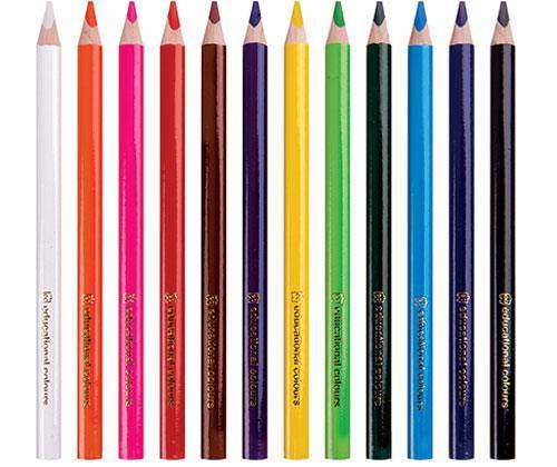 Jumbo Triangular Colouring Pencils Pack of 120 - Zart