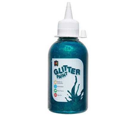 Glitter Paint Turquoise 250mL - Zart