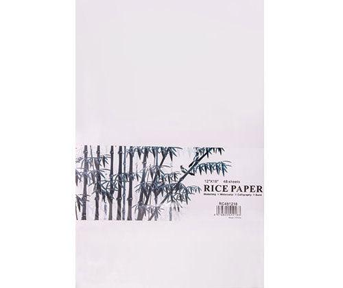 Rice Paper 305 x 457mm (12 x 18") 48 sheets - Zart