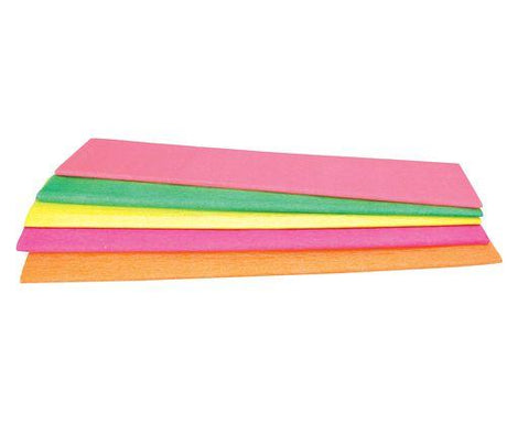 Crepe Paper Fluorescent Pack of 5 - Zart