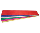 Crepe Paper Metallic Colours 50 x 100cm Pack of 6 - Zart