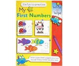 ABC + Numbers Write and Wipe Books Set of 12 (6 each) - Zart