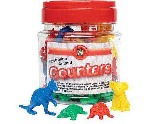 Australian Animal Counters Jar of 48 - Zart