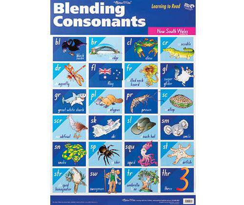 Blending Consonants NSW Wall Chart - Zart