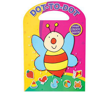 Dot-to-dot Carry Book 24pp includes 24 stickers - Zart