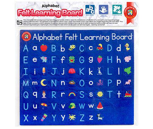 Felt Learning Board Alphabet - Zart