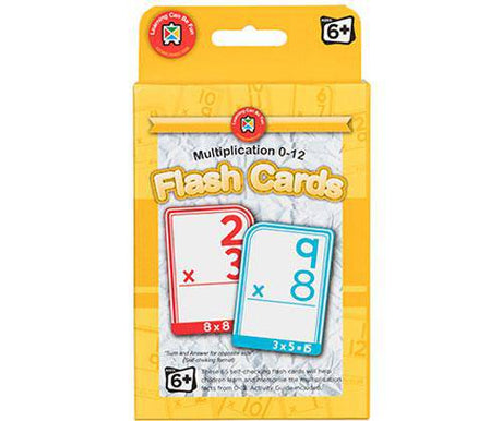 Flash Cards Multiplication 0-12 - Zart