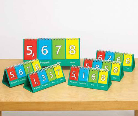 Place Value Flip Charts Pack of 10 - Zart