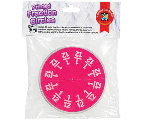 Printed Fraction Circles Hangsell - Zart