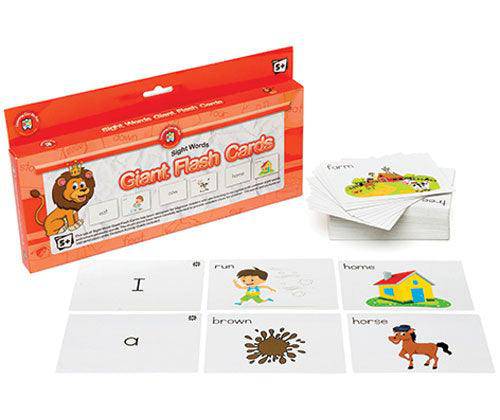 Sight Words Giant Flash Cards - Zart