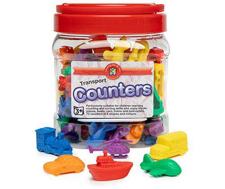 Transport Counters Jar Pack of 72 - Zart