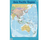 Wall Chart Asia Pacific Region (Double-Sided) - Zart