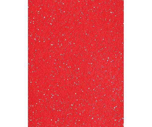 Felt Sheets Glitter Christmas A4 Pack of 10 - Zart