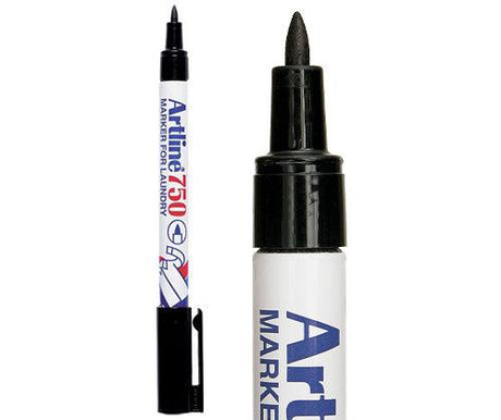 Artline Laundry 750 Marker 0.7mm Black - Zart