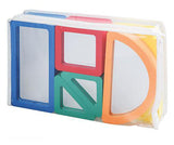 Safety Mirror Blocks Assorted Pack of 10 - Zart