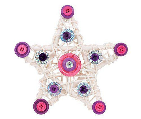 Natural Mesh Star 12cm Pack of 10 - Zart