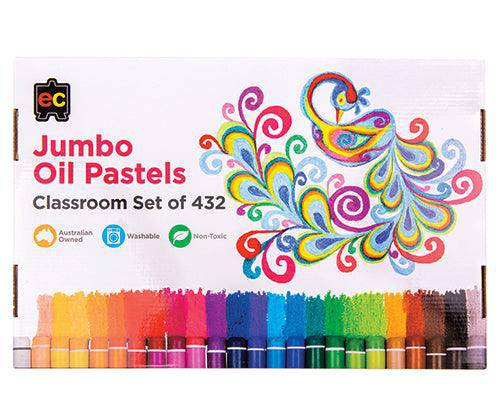 Jumbo Oil Pastels Classroom Pack of 432 - Zart