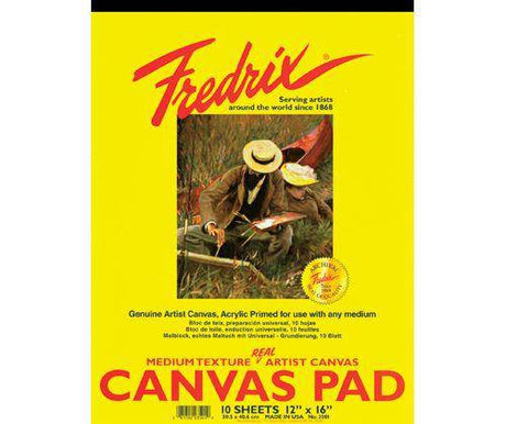 Canvas Pad 12 x 16" 10 sheet - Zart