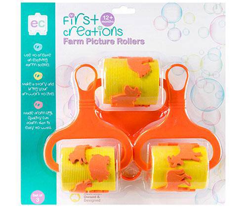 Farm Picture Rollers Set of 3 - Zart