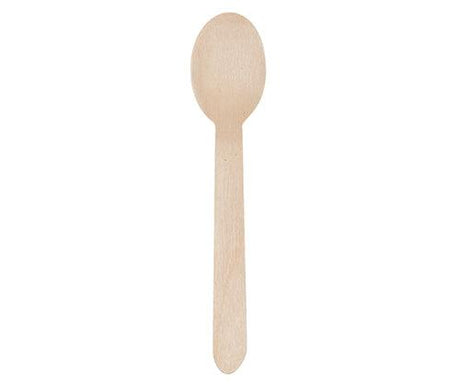 Wooden Spoon 16cm Natural Pack of 100 - Zart