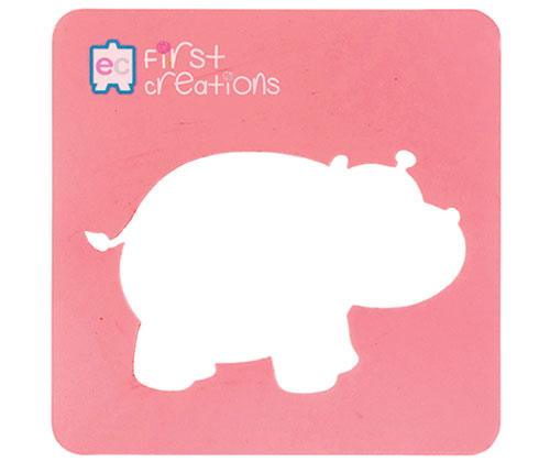 First Creations Animal Stencils Set of 4 - Zart