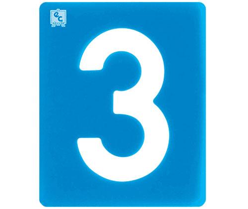 Numbers 0-9 Small Stencil Set of 10 - Zart