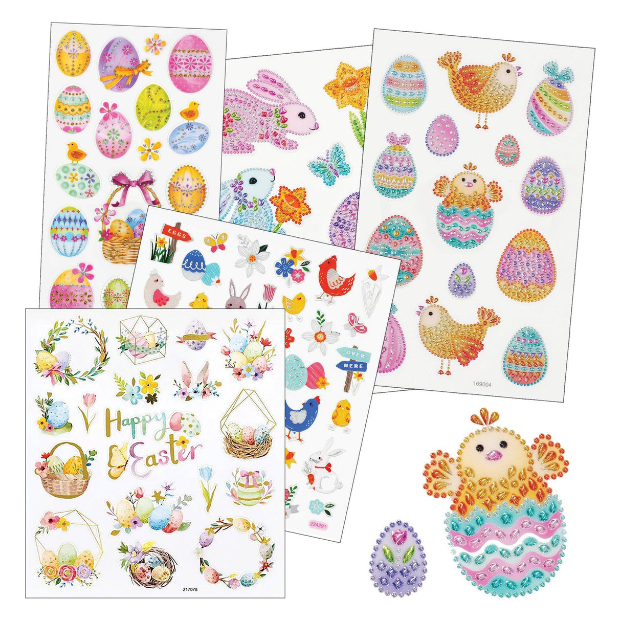 Easter Stickers - Zart